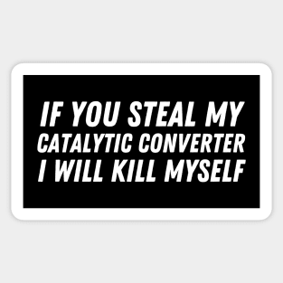 Catalytic Converter Sticker